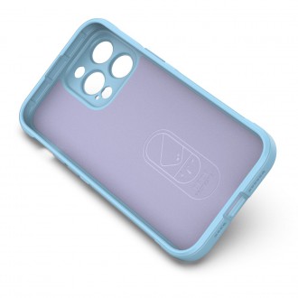 Magic Shield Case case for iPhone 14 Pro Max flexible armored case light blue