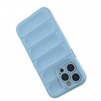 Magic Shield Case case for iPhone 14 Pro Max flexible armored case light blue
