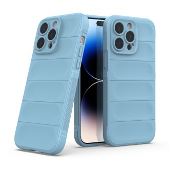 Magic Shield Case case for iPhone 14 Pro Max flexible armored case light blue