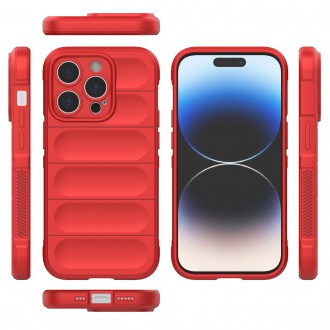 Magic Shield Case case for iPhone 14 Pro flexible armored cover red