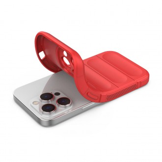 Magic Shield Case case for iPhone 14 Pro flexible armored cover red