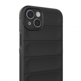 Magic Shield Case case for iPhone 14 Plus elastic armored case in burgundy
