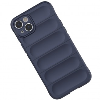 Magic Shield Case case for iPhone 14 Plus flexible armored dark blue cover