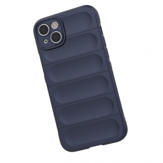 Magic Shield Case case for iPhone 14 Plus flexible armored dark blue cover