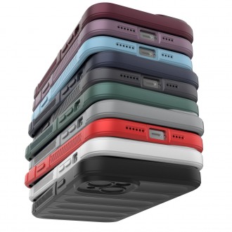 Magic Shield Case case for iPhone 14 Plus flexible armored case light blue