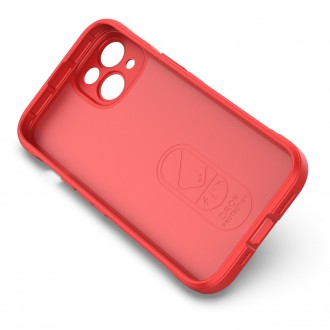 Magic Shield Case case for iPhone 14 flexible armored cover red
