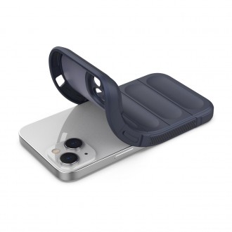 Magic Shield Case case for iPhone 14 flexible armored case dark blue