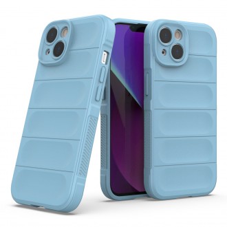 Magic Shield Case case for iPhone 14 flexible armored case light blue