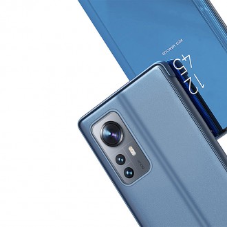Kryt Clear View Case pro Xiaomi 12 Lite modrý flipový kryt
