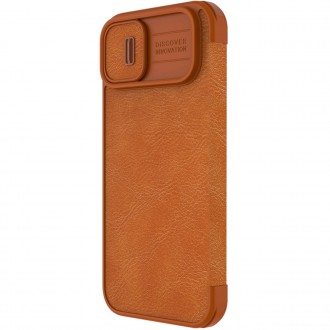 Nillkin Qin Pro Leather Case iPhone 14 6.1 2022 Brown