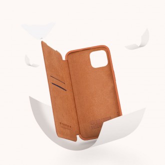 Nillkin Qin Pro Leather Case iPhone 14 6.1 2022 Brown