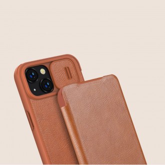 Nillkin Qin Pro Leather Case iPhone 14 6.1 2022 Brown