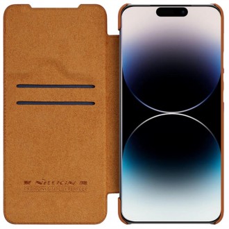 Nillkin Qin Pro Leather Case iPhone 14 Pro 6.1 2022 Brown