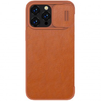 Nillkin Qin Pro Leather Case iPhone 14 Pro 6.1 2022 Brown