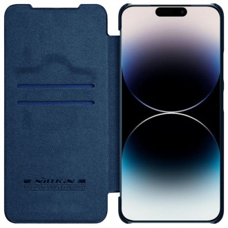 Nillkin Qin Pro Leather Case iPhone 14 Pro 6.1 2022 Blue
