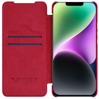 Nillkin Qin Pro Leather Case iPhone 14 Plus 6.7 2022 Red