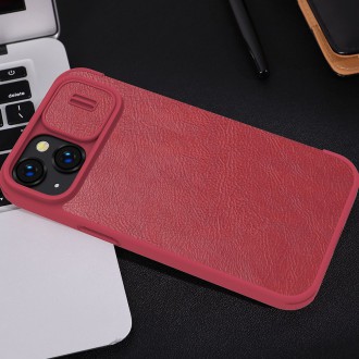 Nillkin Qin Pro Leather Case iPhone 14 Plus 6.7 2022 Red