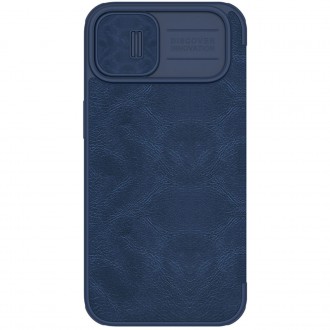 Nillkin Qin Pro Leather Case iPhone 14 Plus 6.7 2022 Blue