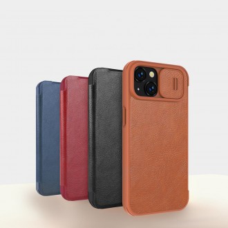 Nillkin Qin Pro Leather Case iPhone 14 Plus 6.7 2022 Blue