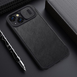 Nillkin Qin Pro Leather Case iPhone 14 Plus 6.7 2022 Blue
