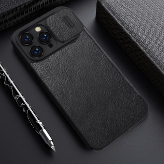 Nillkin Qin Pro Leather Case iPhone 14 Pro Max 6.7 2022 Black