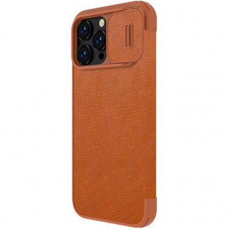 Nillkin Qin Pro Leather Case iPhone 14 Pro Max 6.7 2022 Brown
