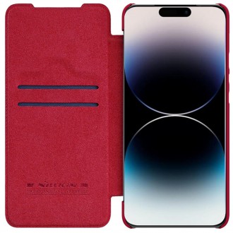 Nillkin Qin Pro Leather Case iPhone 14 Pro Max 6.7 2022 Red