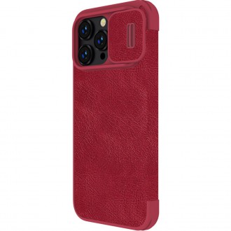 Nillkin Qin Pro Leather Case iPhone 14 Pro Max 6.7 2022 Red