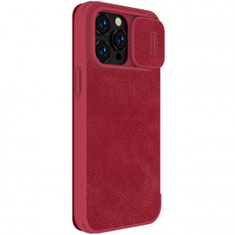 Nillkin Qin Pro Leather Case iPhone 14 Pro Max 6.7 2022 Red