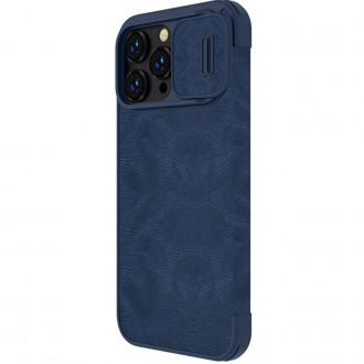 Nillkin Qin Pro Leather Case iPhone 14 Pro Max 6.7 2022 Blue