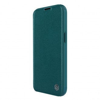 Nillkin Qin Pro Leather Case-plain leather iPhone 14 6.1 2022 Exuberant Green