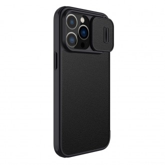 Nillkin Qin Pro Leather Case-plain leather iPhone 14 Pro 6.1 2022 Classic Black