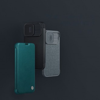 Nillkin Qin Pro Leather Case-plain leather iPhone 14 Pro 6.1 2022 Classic Black