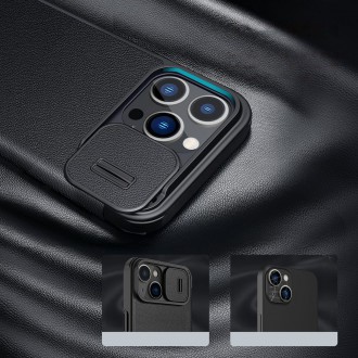 Nillkin Qin Pro Leather Case-plain leather iPhone 14 Pro 6.1 2022 Classic Black