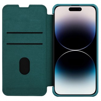 Nillkin Qin Pro Leather Case-plain leather iPhone 14 Pro 6.1 2022 Exuberant Green