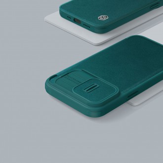 Nillkin Qin Pro Leather Case-plain leather iPhone 14 Pro 6.1 2022 Exuberant Green