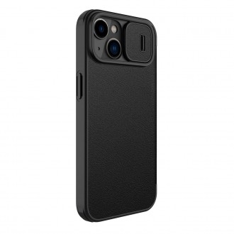 Nillkin Qin Pro Leather Case-plain leather iPhone 14 Plus 6.7 2022 Classic Black