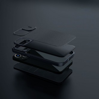 Nillkin Qin Pro Leather Case-plain leather iPhone 14 Plus 6.7 2022 Exuberant Green