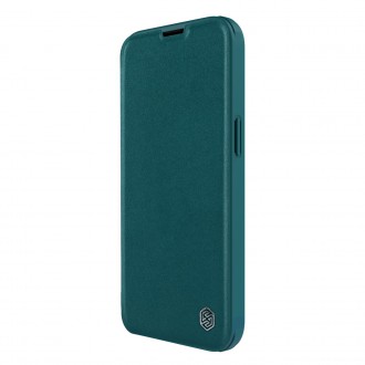 Nillkin Qin Pro Leather Case-plain leather iPhone 14 Pro Max 6.7 2022 Exuberant Green