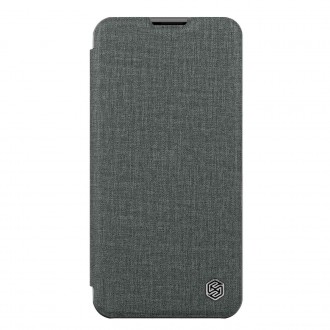 Nillkin Qin Cloth Pro Case Case For iPhone 14 Pro Camera Protector Holster Cover Flip Case Gray