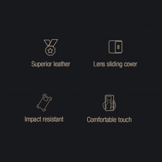 Nillkin Qin Cloth Pro Case Case For iPhone 14 Pro Camera Protector Holster Cover Flip Case Gray