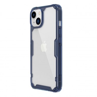 Nillkin Nature Pro case iPhone 14 armored case cover blue