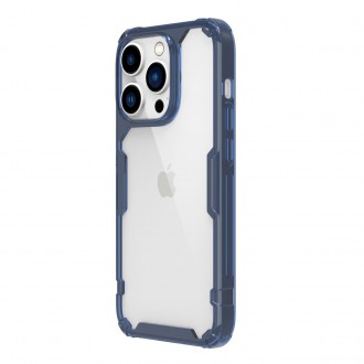 Nillkin Nature Pro case iPhone 14 Pro armored case cover blue