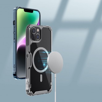 Nillkin Nature Pro Magnetic Case for iPhone 14 magnetic cover MagSafe blue