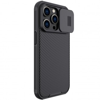 Nillkin CamShield Pro magnetické pouzdro iPhone 14 Pro Cover Kryt fotoaparátu černý (s MagSafe)