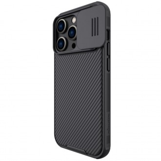 Nillkin CamShield Pro magnetické pouzdro iPhone 14 Pro Cover Kryt fotoaparátu černý (s MagSafe)