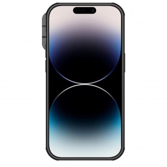 Nillkin CamShield Pro magnetické pouzdro iPhone 14 Pro Cover Kryt fotoaparátu černý (s MagSafe)