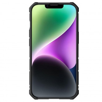 Nillkin CamShield Armor Pro Case iPhone 14 Armor Case s kroužkem krytu fotoaparátu a stojánkem modrý