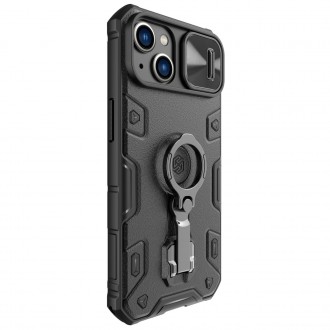 Nillkin CamShield Armor Pro Case Cover iPhone 14 Plus Armor Cover s krytem fotoaparátu Ring Stojan černý