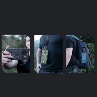 Magnetické pouzdro Nillkin CamShield Armor Pro pro iPhone 14 Pro Magnetický kryt MagSafe s krytem fotoaparátu černý